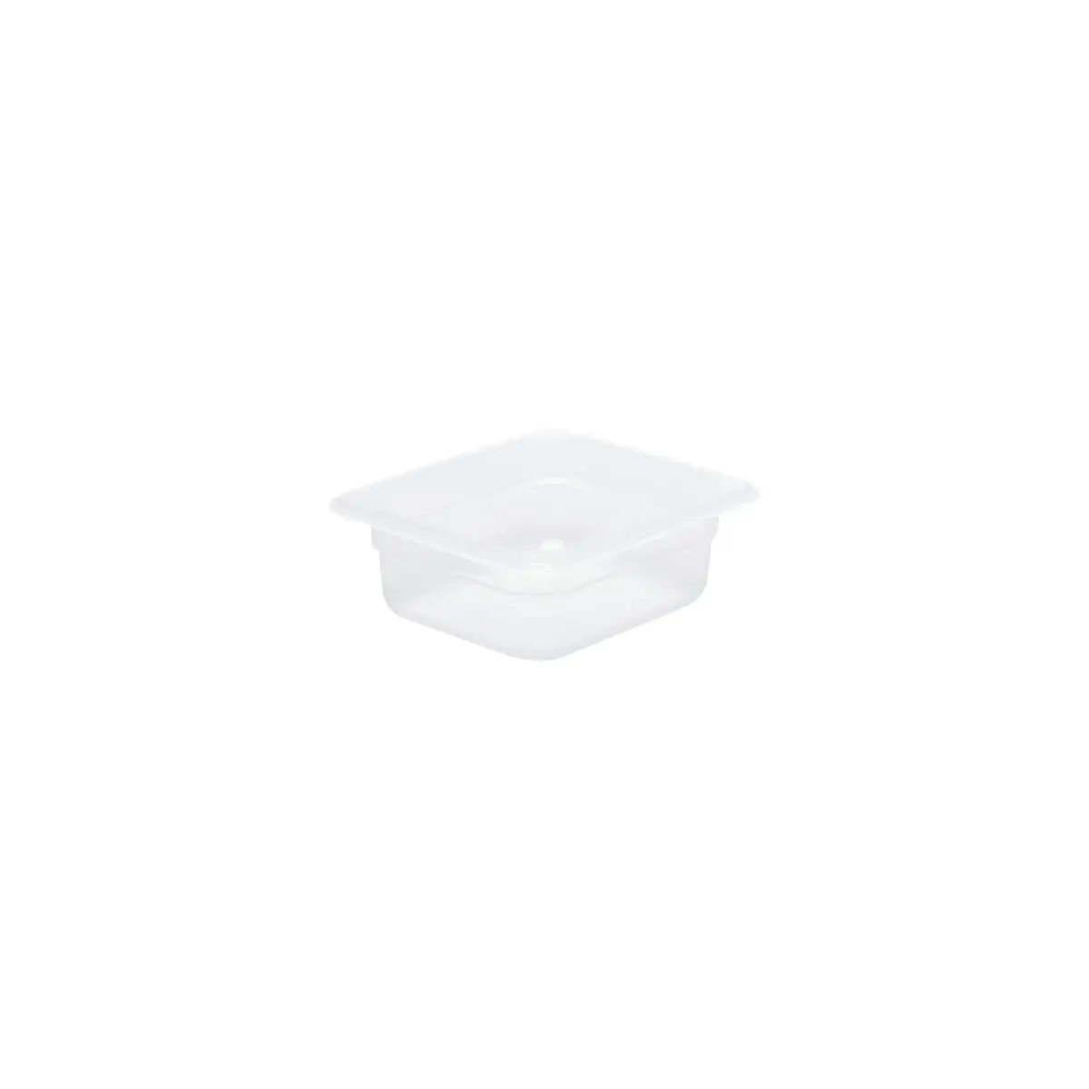 GN Storage Container Polypropylene Size 1/6 x 65mm Clear