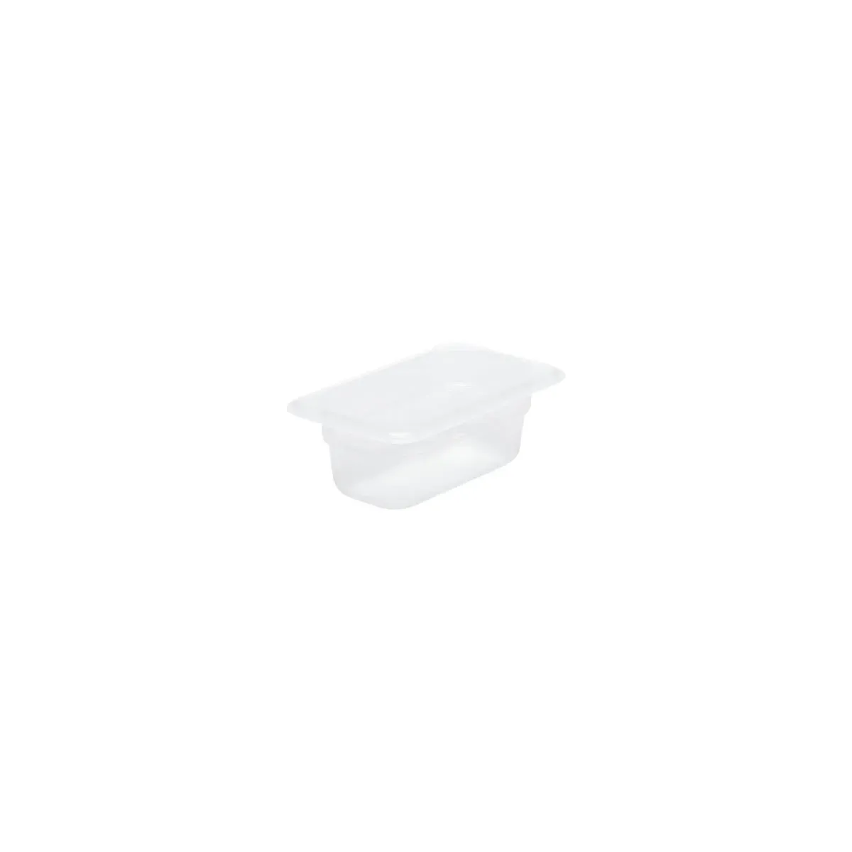 GN Storage Container Polypropylene Size 1/9 x 65mm Clear