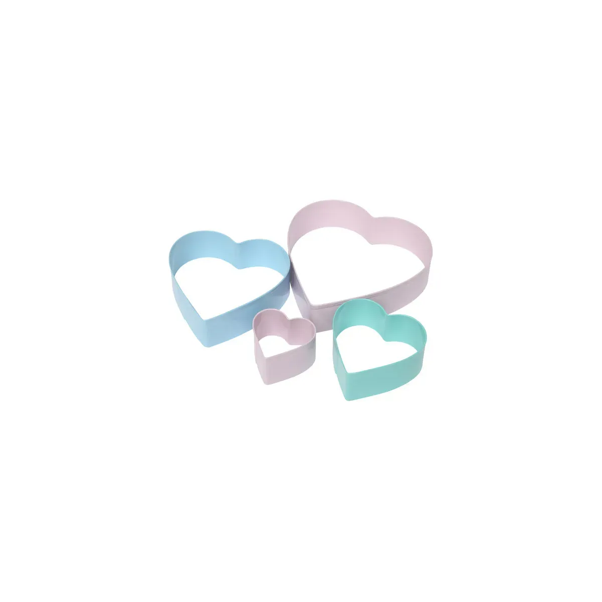 Cutter Set Heart — 4pc
