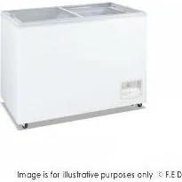 Heavy Duty Chest Freezer with Glass Sliding Lids - WD-520F