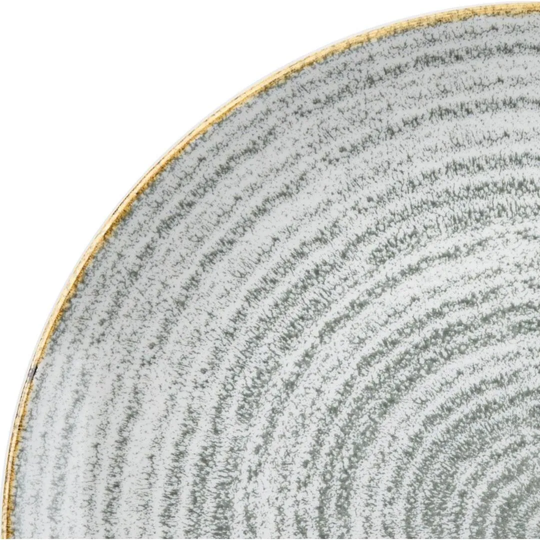 Homespun Stone Grey Round Coupe Bowl