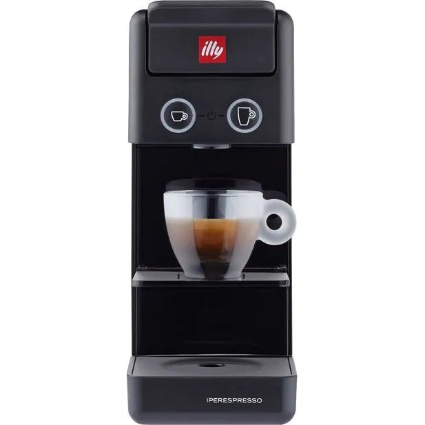 Illy Caffe Iperespresso Y3.3 Home Espresso Capsule Coffee Machine Black 0.75Lt