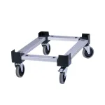 EPP Incubator Cart Black Aluminium Nylon — 647x427x205mm
