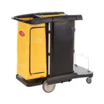 Jiwins Innovative Cleaning Cart Black 1262x570x1115mm