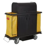Jiwins Luxury Housekeeping Cart Black 1536x554x1510mm