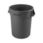 Jiwins Round Recycle Bin Grey Pe 679x840mm 208lt