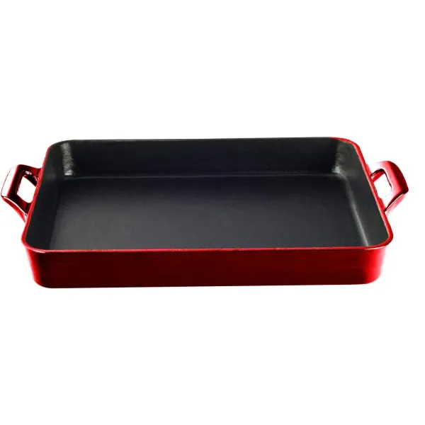 La Cuisine Pro Series Roast Pan 305x200x60mm Red