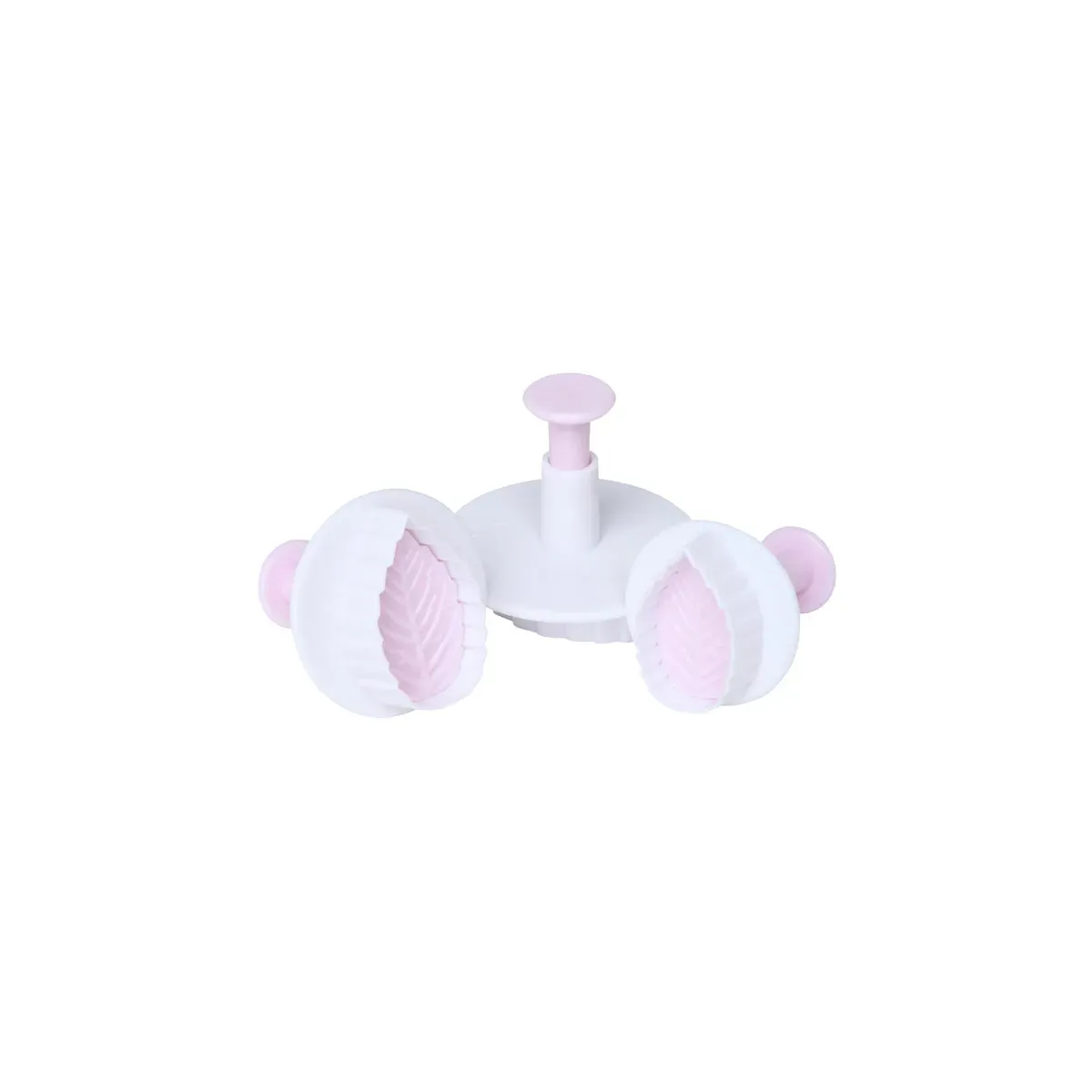 Cutter Set Leaf With Pusher — 3pc