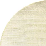 Luzerne Round Plate-Flat 210mm close-up showing the pale cream surface with a raised woven basket-weave texture and curved rim.