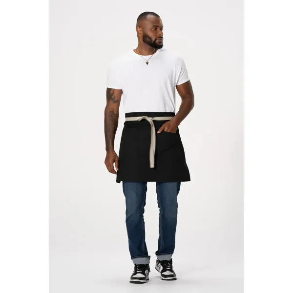 Lockharte Canvas Waist Apron-Black
