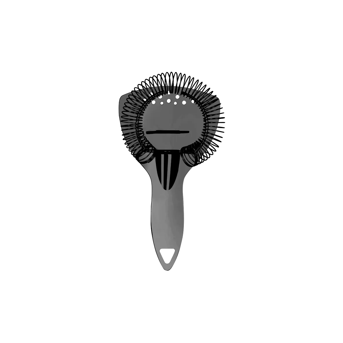 Luxury Cocktail Strainer with Handle Gunmetal