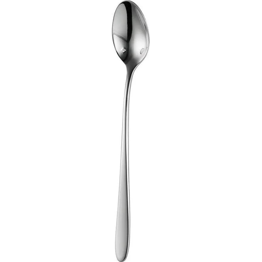 Mascagni Soda Spoon-18/10 close-up showing the polished stainless steel bowl and slender handle of the Sant' Andrea soda spoon.
