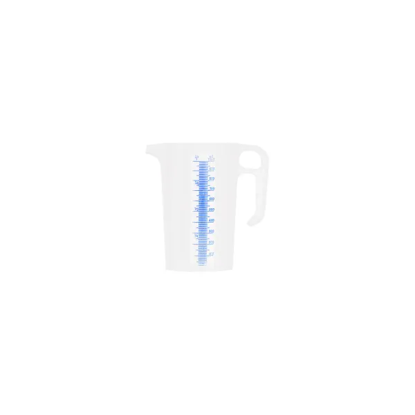 Measuring Jug with Blue Graduating 1000ml