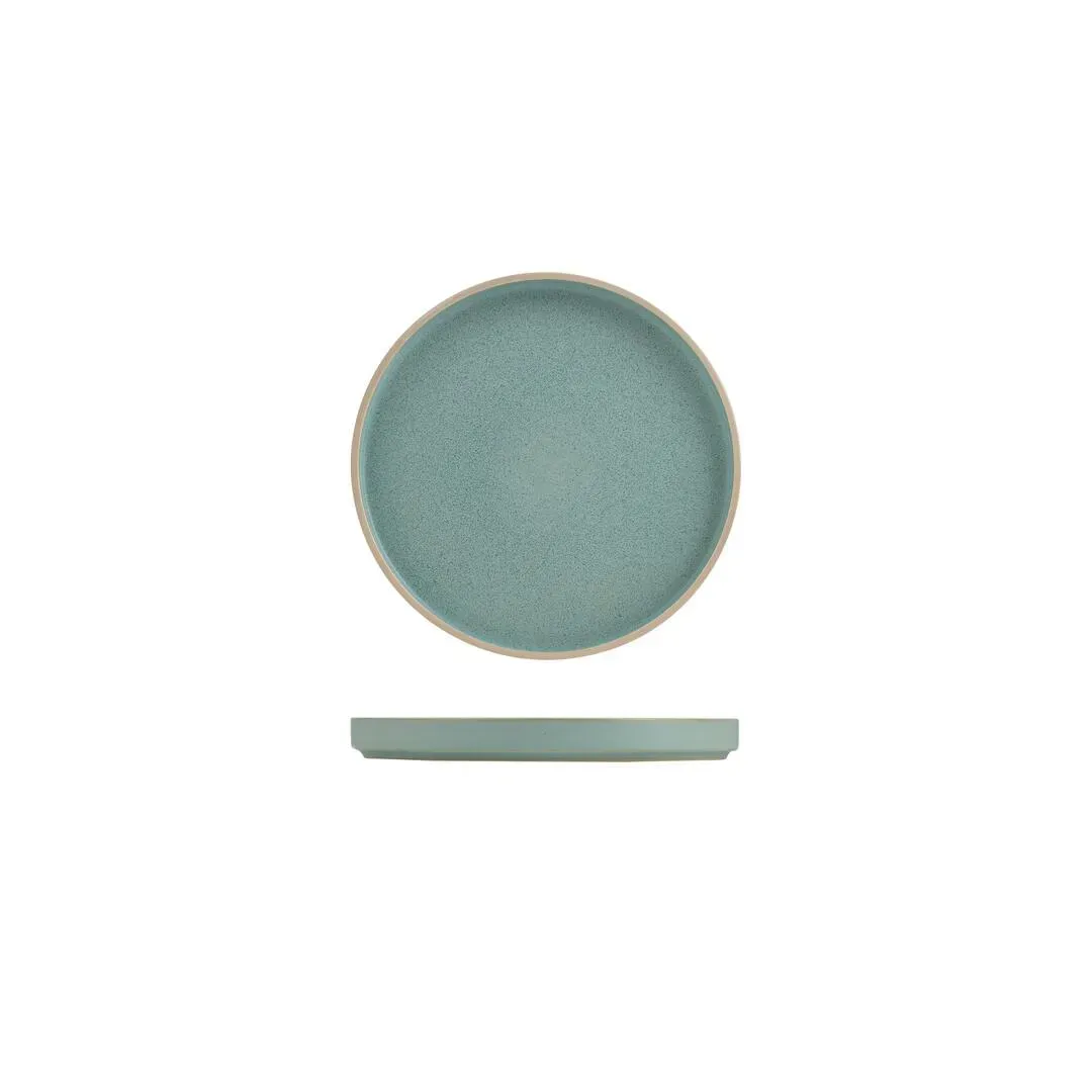 Round Stackable Plate - 160mm Ø - Frosted Blue