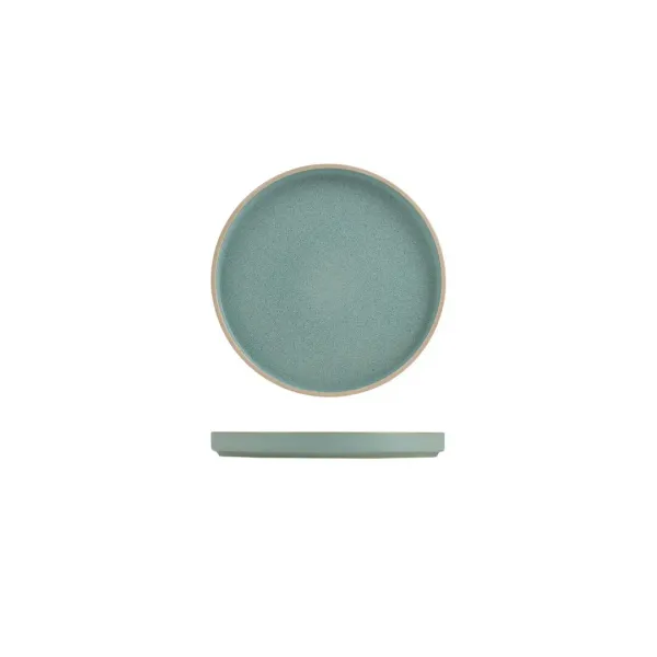 Round Stackable Plate - 160mm ร - Frosted Blue