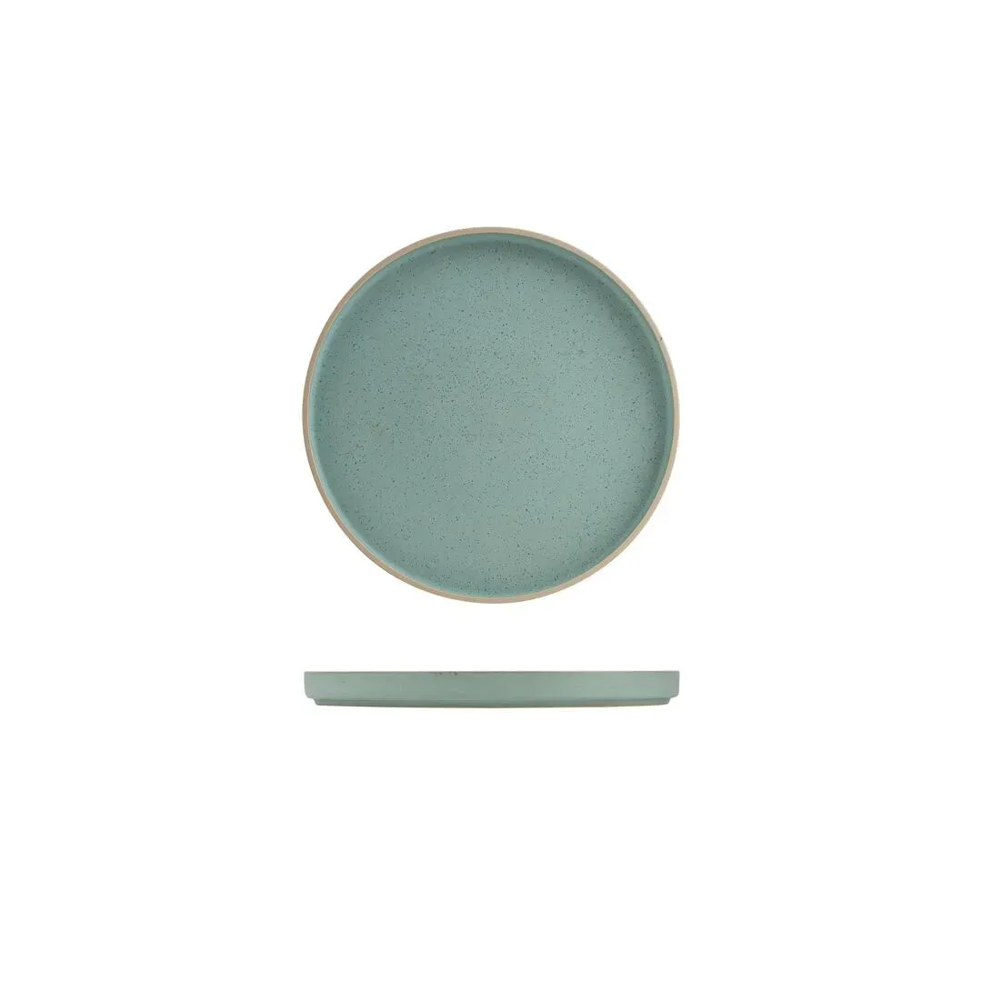 Round Stackable Plate - 235mm Ø - Frosted Blue