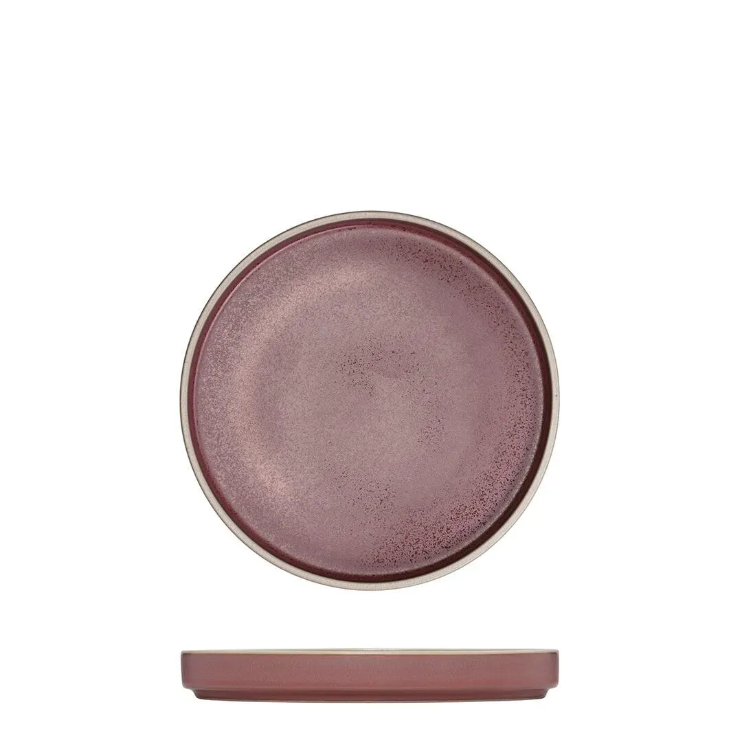 Round Stackable Plate - 160mm Ø - Smokey Plum