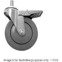 Modular System Castor with brake - CASTORWITHBRAKE