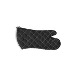 Oven Mitt Flame Retardant Black — 430mm