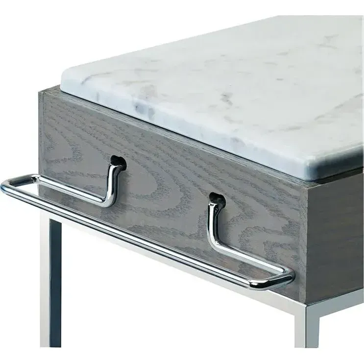 Cinderwood Pair Chrome Brackets for 3826 279x57mm