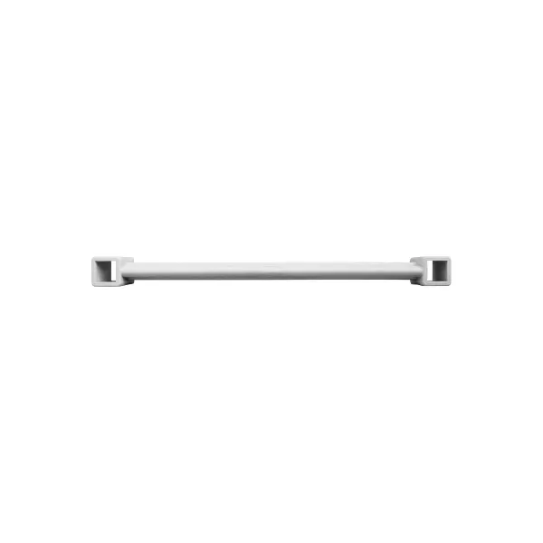 Post Connector Bottom Grey Polypropylene / Iron 455mm