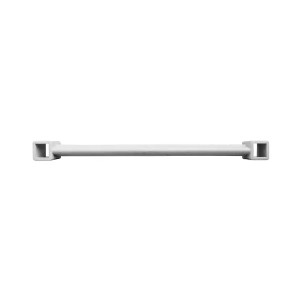 Post Connector Bottom Grey Polypropylene / Iron 610mm