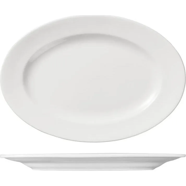 Prime Oval Plate - Wide Rim