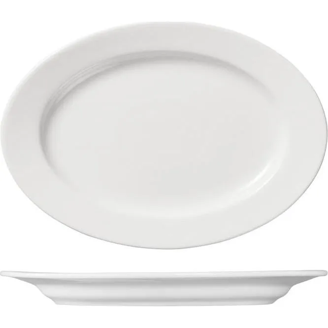 Prime Oval Plate - Wide Rim