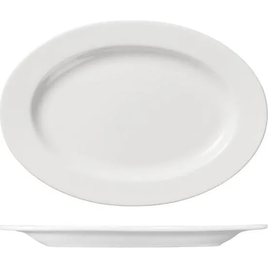 Prime Oval Plate - Wide Rim