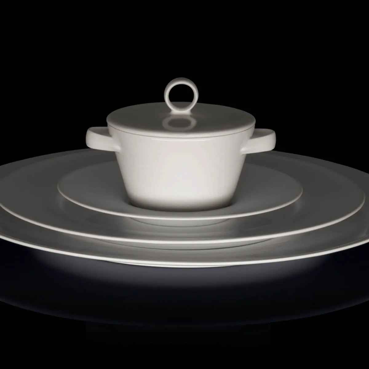 Purity Cover for Oval Dish 160x126mm