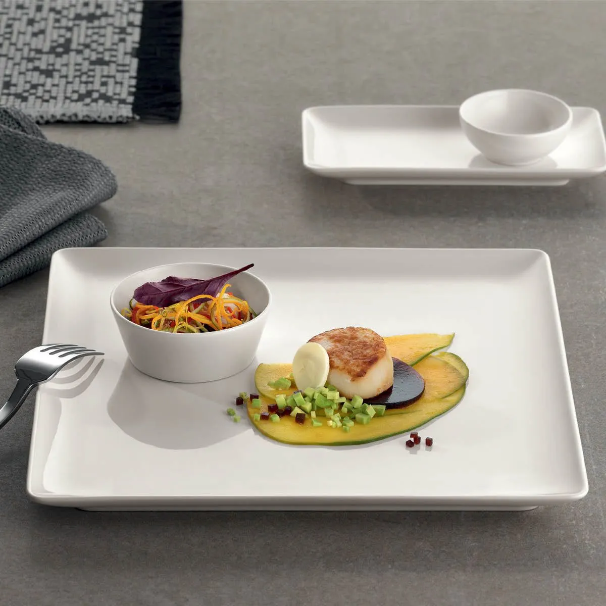 Purity Rectangular Coupe Platter 420x200mm