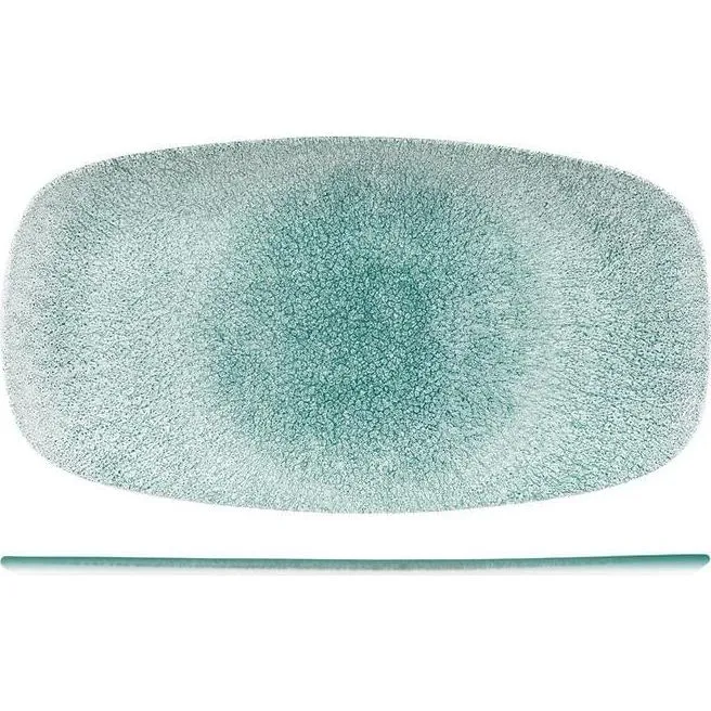 Raku Jade Green Oblong Chef's Plate