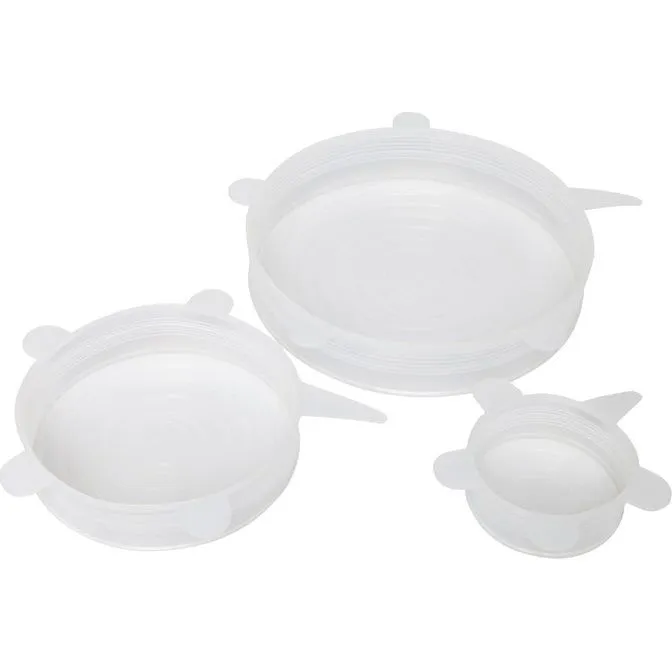 Reuseable Silicone Bowl Cover Set Of 3