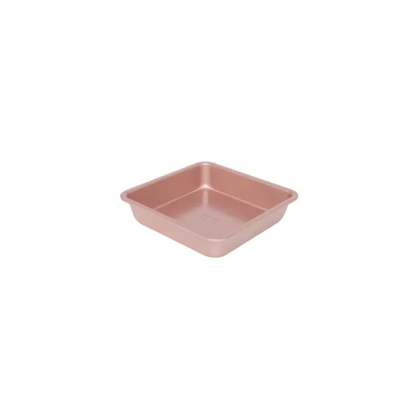 Cake Pan Square Rose Gold — 200mm