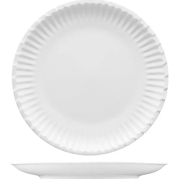 Round "Paper Look" Plate