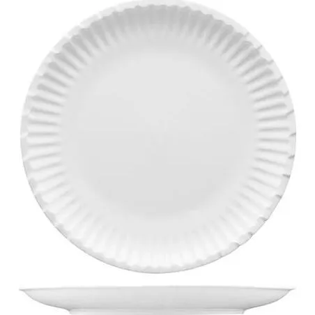 Round "Paper Look" Plate