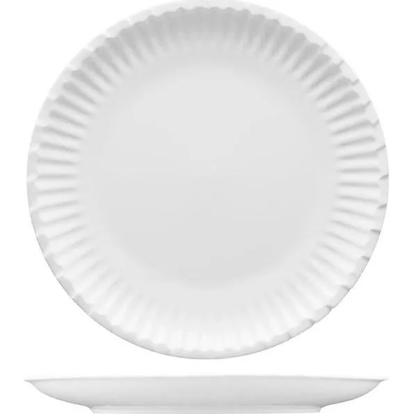 Round "Paper Look" Plate