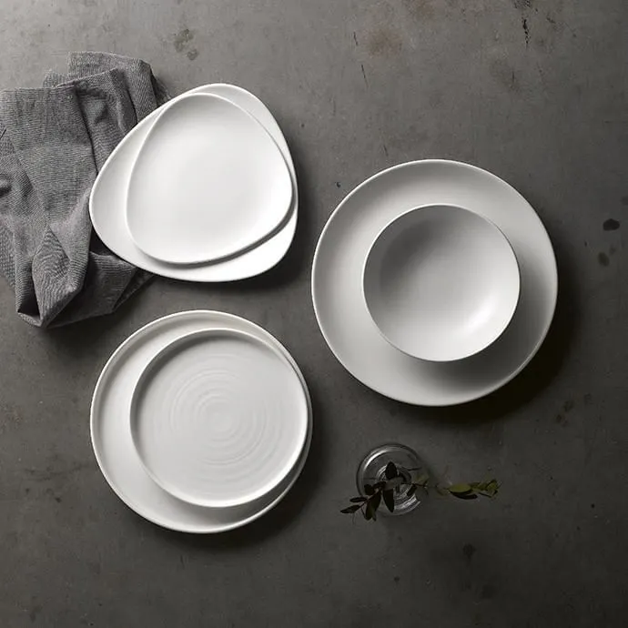 Satin Round Coupe Plate