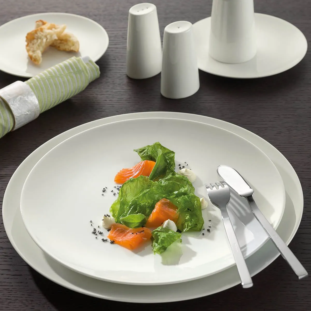 Schonwald Allure Round Plate Flat W/Rim 260mm