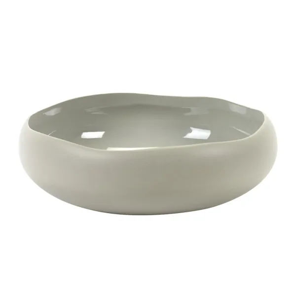 Bowl Irregular Taupe — 230x78mm