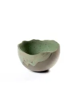 Bowl Mini Green Dots — 90x55mm