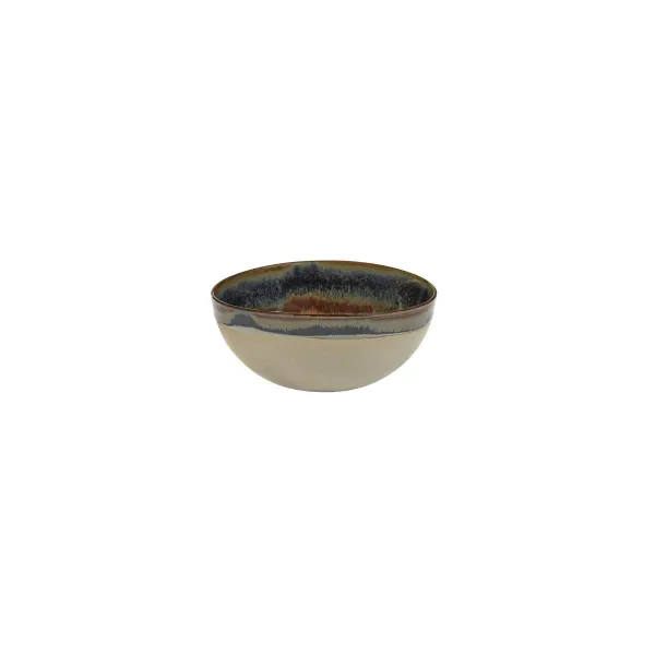 Bowl Surface Small Round Rusty Brown — 150x65mm