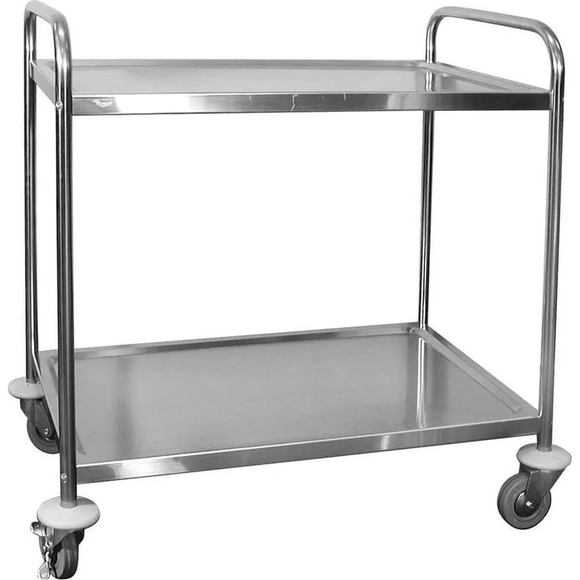 Serving Trolley-S/S | 2 Shelf | 860x535x930mm