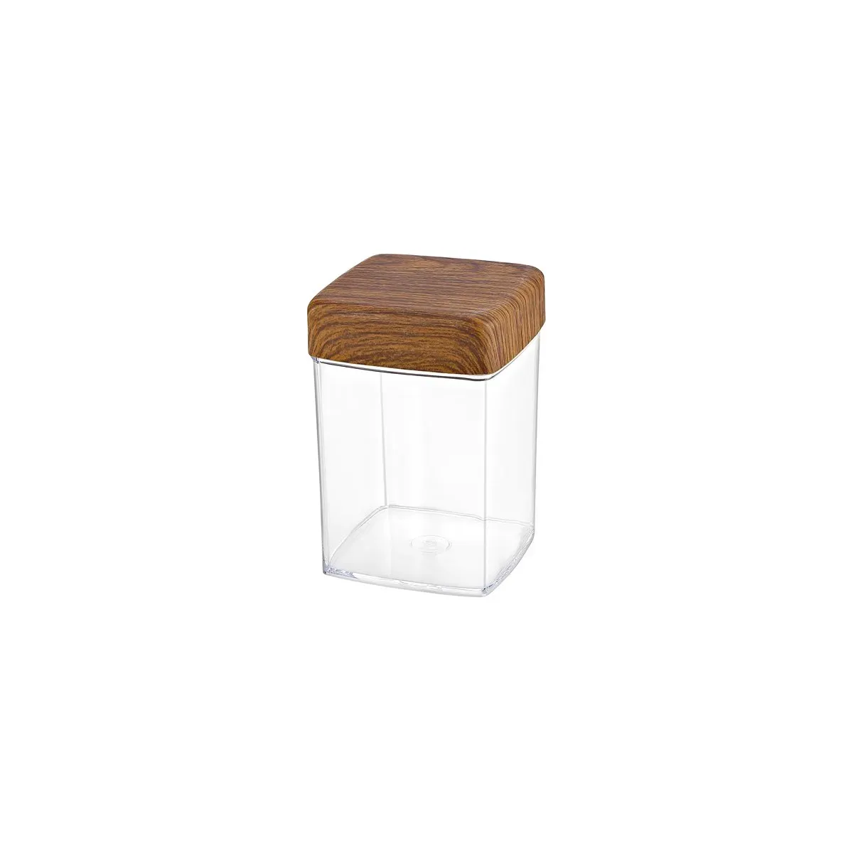 Square Canister with Lid 100x100x140mm