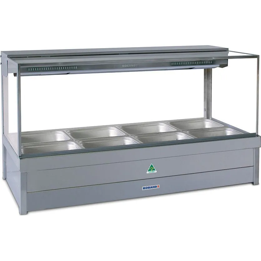 	Hot foodbar, double row, with pans