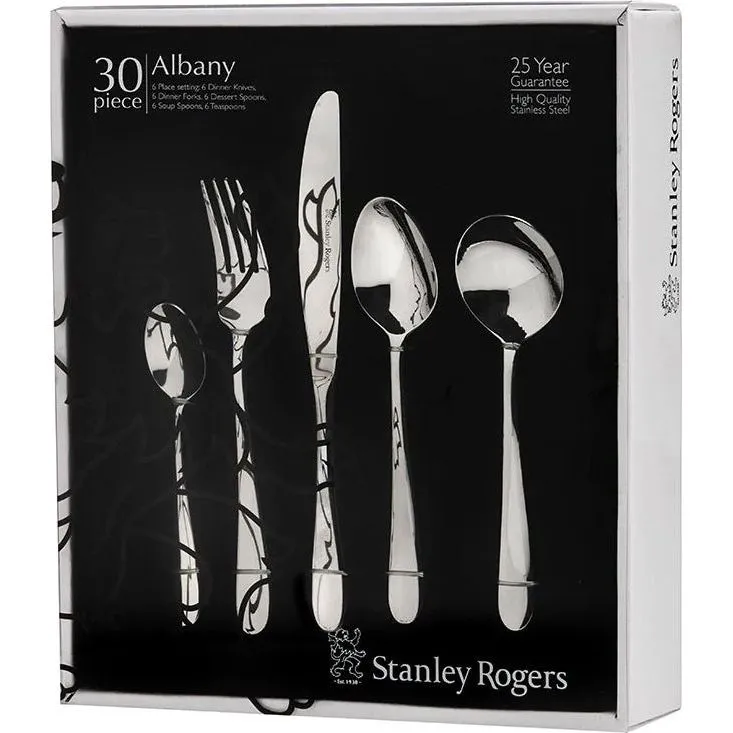 Stanley Rogers Albany 30pc Cutlery Set