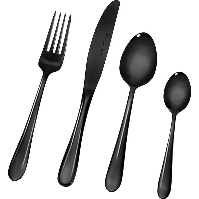 Stanley Rogers Albany Onyx 24pc Cutlery Set