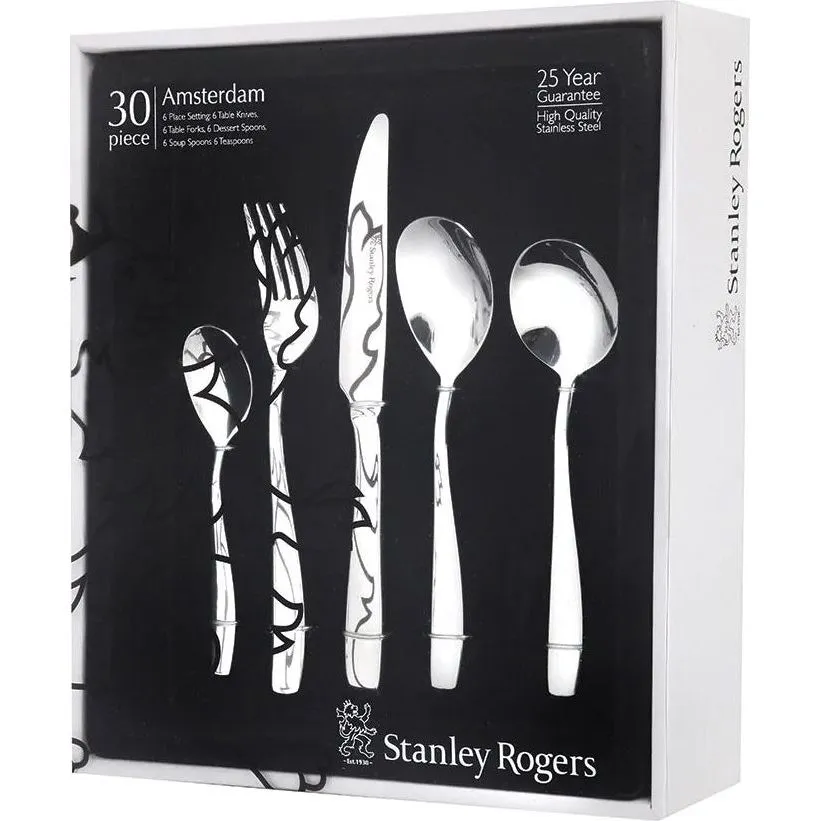 Stanley Rogers Amsterdam 30pc Cutlery Set