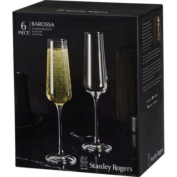 Stanley Rogers Barossa Champagne Flute 231ml Set Of 6