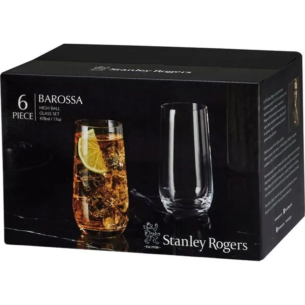 Stanley Rogers Barossa Hi-Ball 478ml Set Of 6